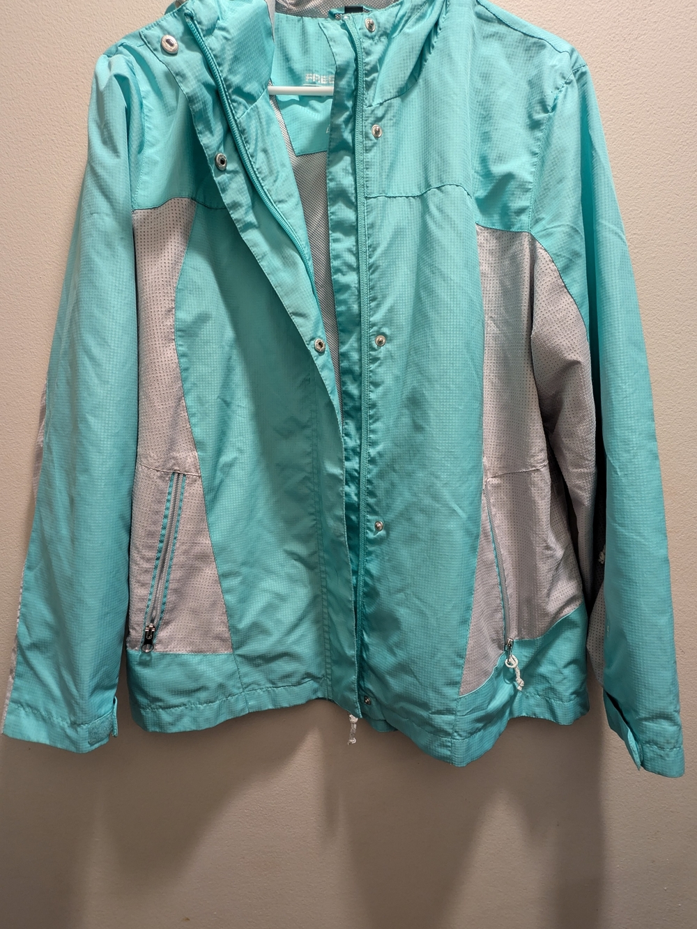 Free Country Teal and Light Gray Women's Ski Jacket